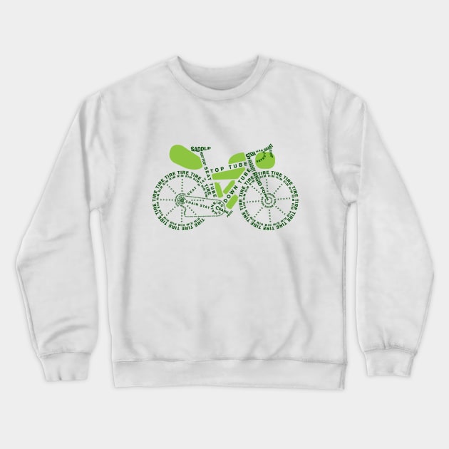 BIKEPACKING Crewneck Sweatshirt by reigedesign